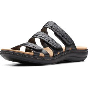 Clarks Women's Collection Laurieann Cove Sandals Black Size 9M